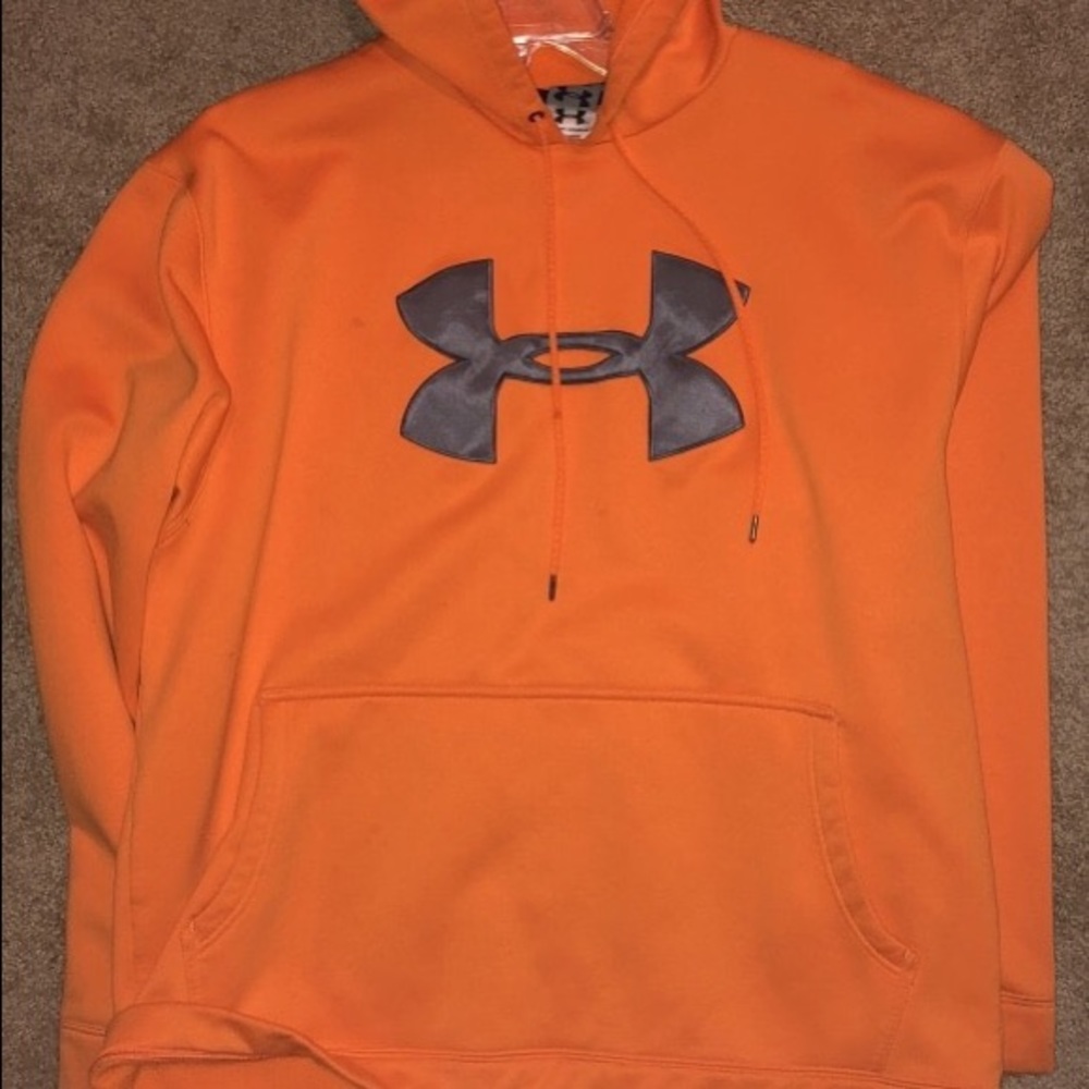 Orange Under Armour Hoodie